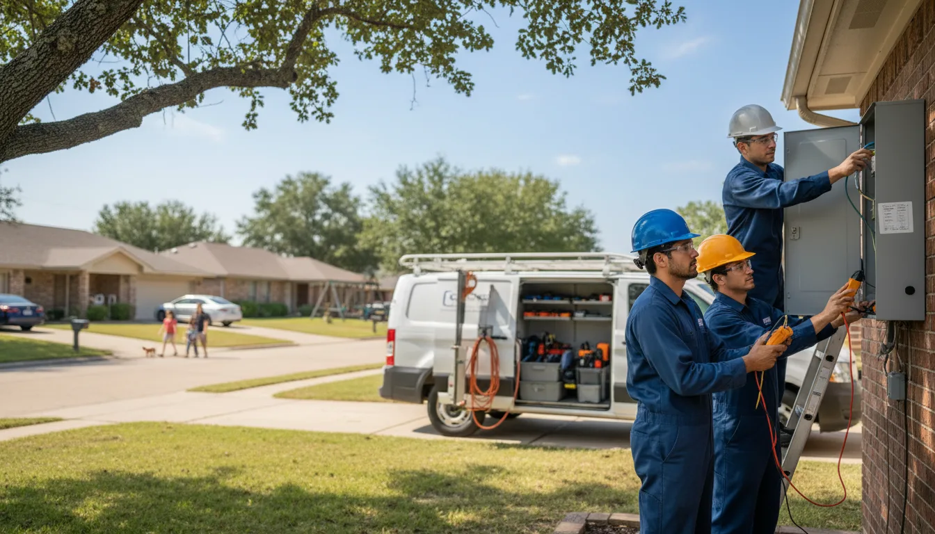 Certified electrician providing emergency electrical services in Clayton, DE
